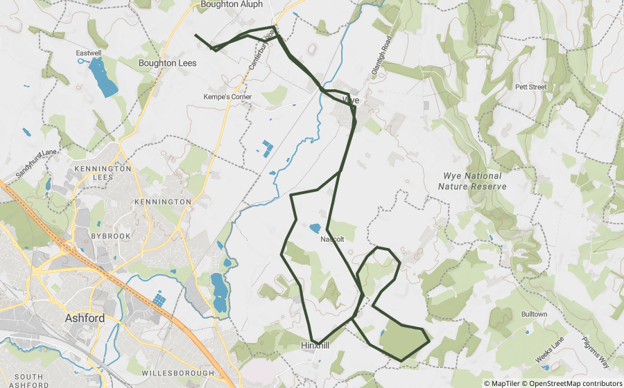 Map preview of the Goodcheap & Nats Lane Loop