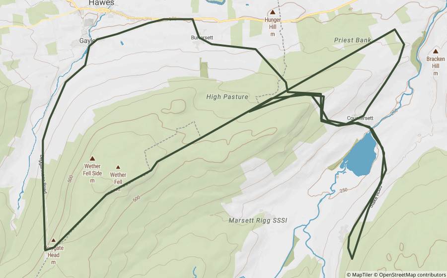 Map preview of the Cam High Road Loop