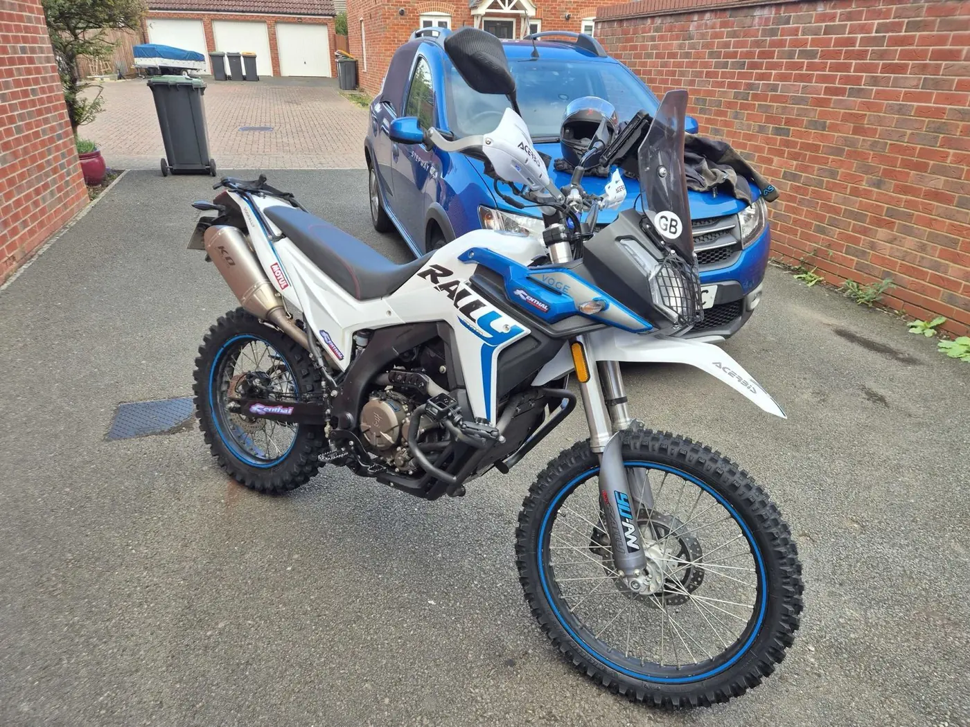 Our Voge 300 Rally on Michelin Tracker tyres
